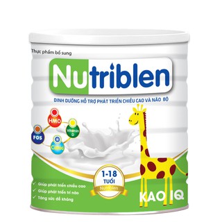 Sữa bột Nutriblen Kao IQ phát triển chiều cao, não bộ và tăng sức đề kháng cho trẻ - hộp 900g