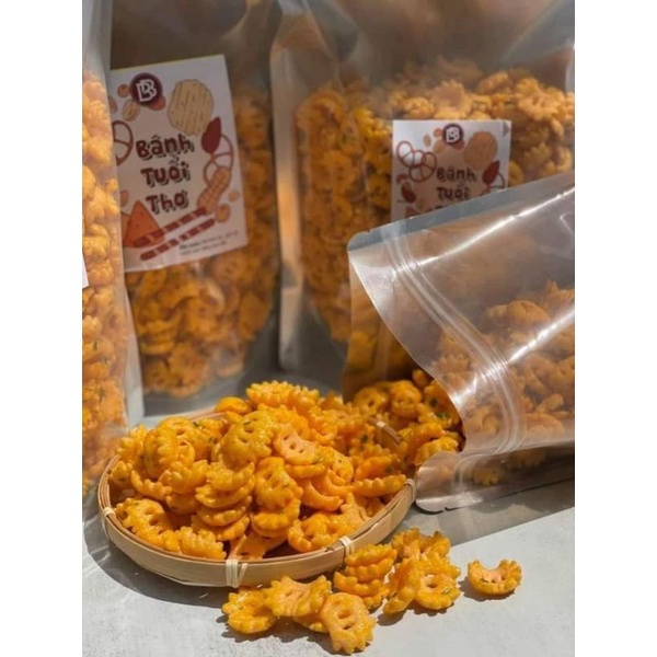 Bánh Snack cua hành 500g