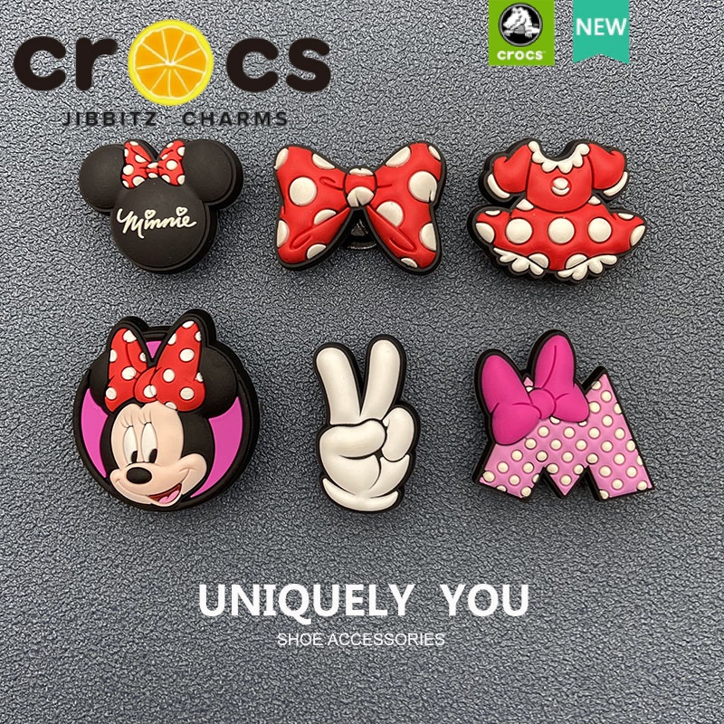 Crocs Móc Khóa Hình Chú Chuột Minnie Đáng Yêu Cho crocs