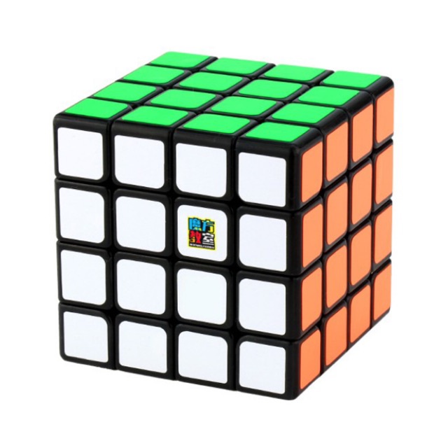 Rubik 4X4 MoYu Meilong stickerless Black 4 tầng khối rubik ma thuật