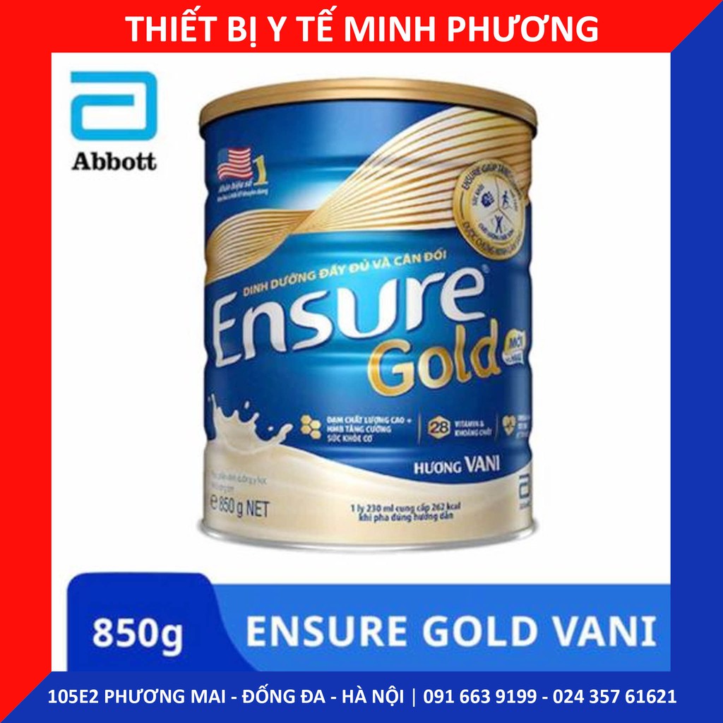 Sữa bột Ensure Gold Vani Abbott