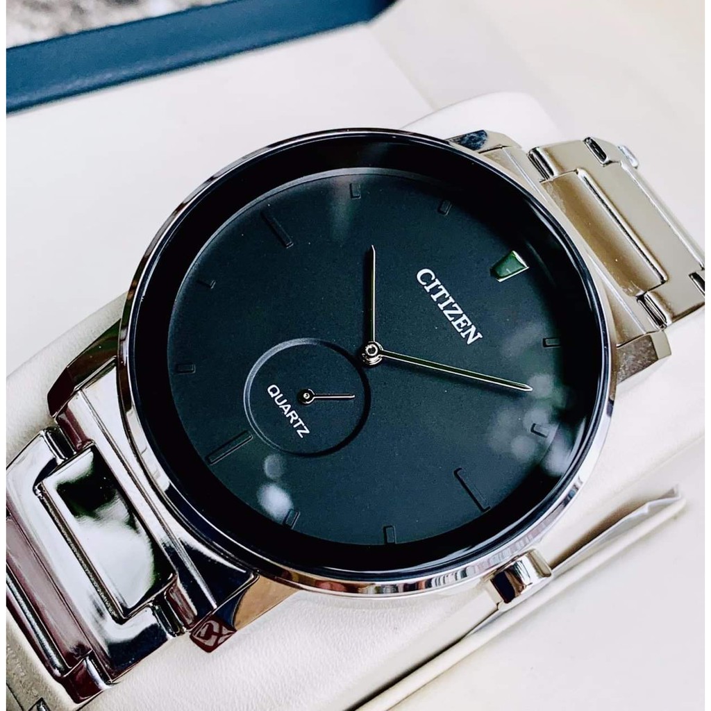 Đồng hồ đôi Citizen BE9180-52E Nam & EQ9060-53E Nữ - Máy Quartz Pin