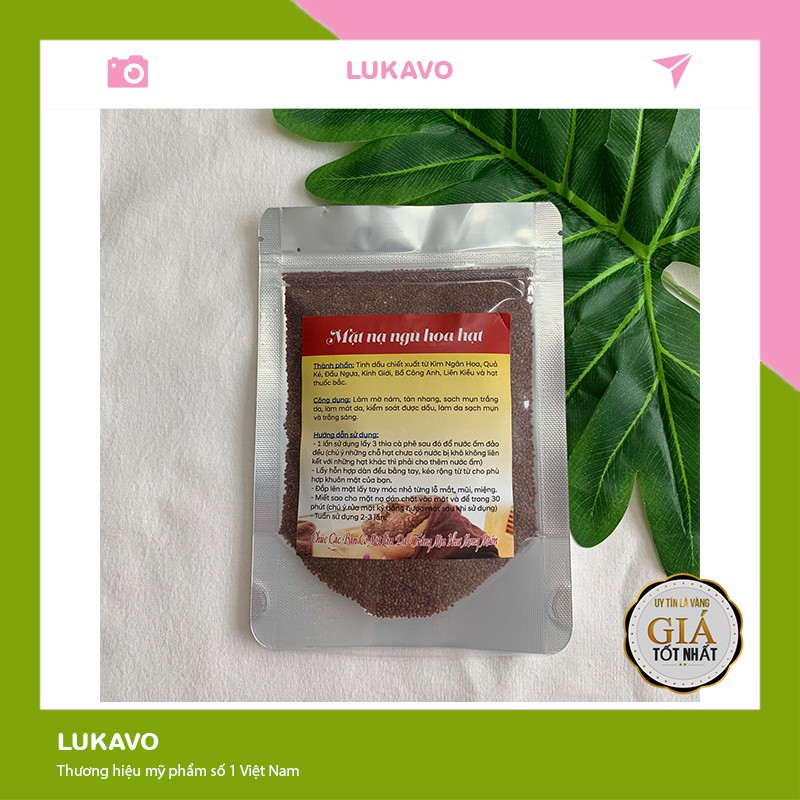 Bột đắp mặt nạ trắng da, mờ thâm thiên nhiên MNB03