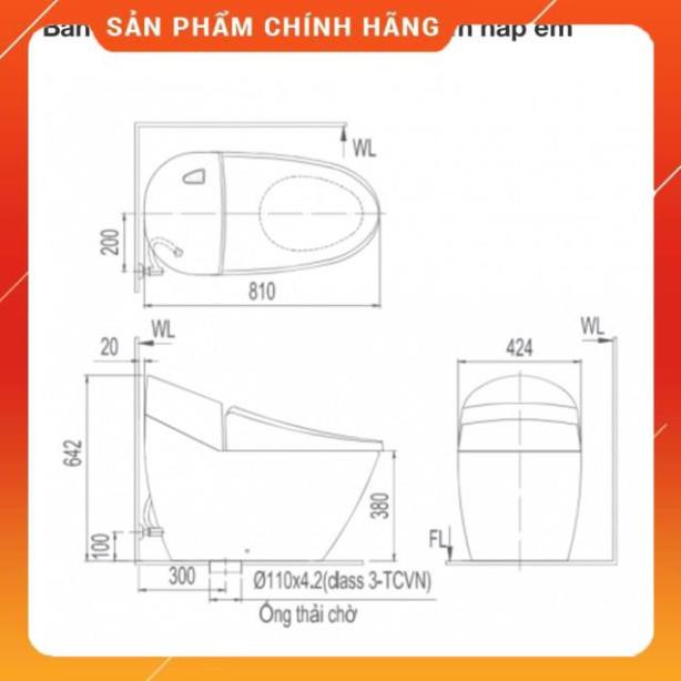 (SALE) Bồn cầu chính hãng INAX AC-2700VN