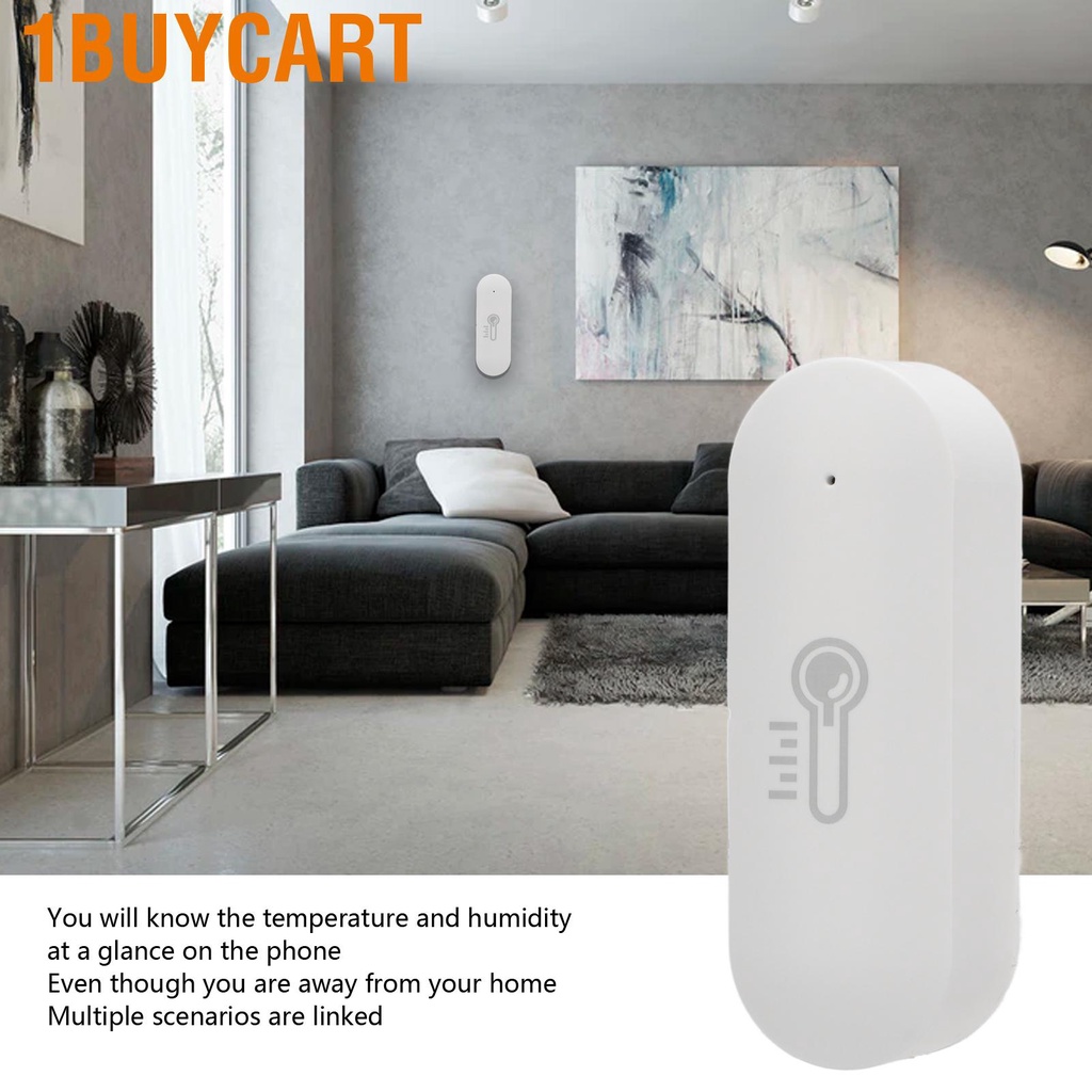 1buycart Wireless Temperature Sensor Remote Monitor for Tuya New Zigbee 3.0 Smart Life APP Battery Powered Work With ALexa Google Home 14