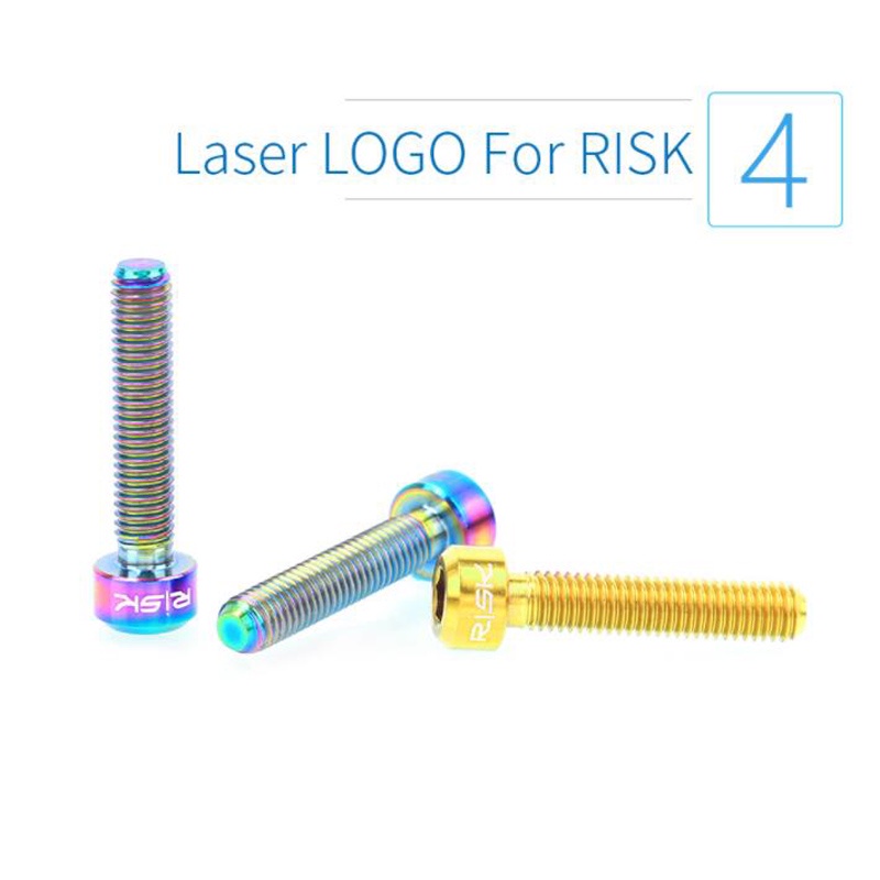 Bộ 2 Vòng Cố Định Tay Phanh Xe Đạp Leo Núi Bằng Hợp Kim Titan M5x25mm