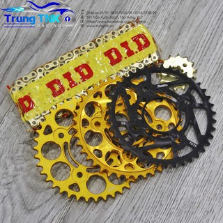 Nhông sên dĩa nhôm 7075 gắn satria Fi,Raider Fi.