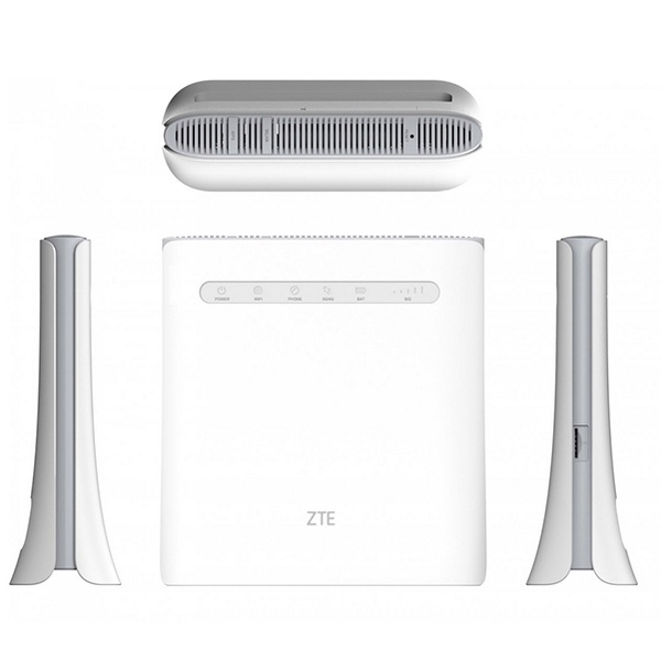 Bộ Phát Wifi 4G ZTE MF286 LTE CAT 6 Tốc độ 300Mbps, 2 băng tần 5Ghz và 2,4Ghz, hỗ trợ cổng LAN, TEL Cắm Cố Định 24/24