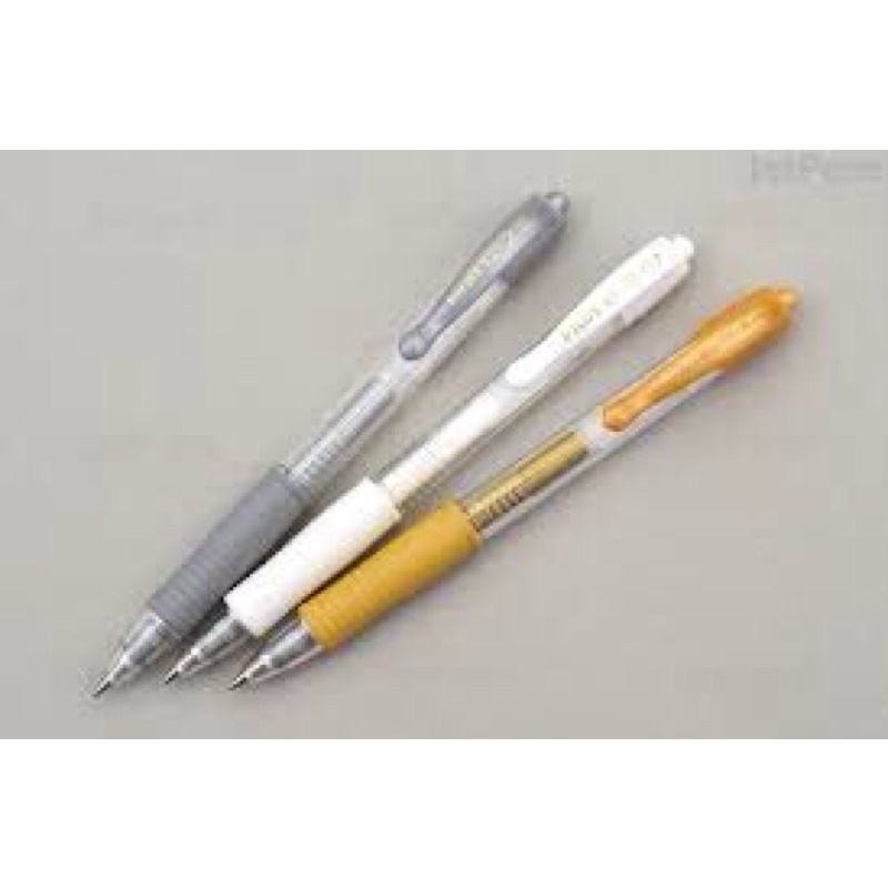 Bút bi Pilot G2 Gel Pen - 0.7 mm - Metallic Silver -Mỹ