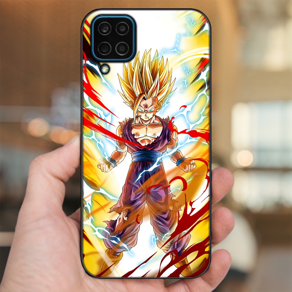 Ốp lưng Samsung M32, M33, M53, M62 viền đen in hình Gohan Dragon Ball