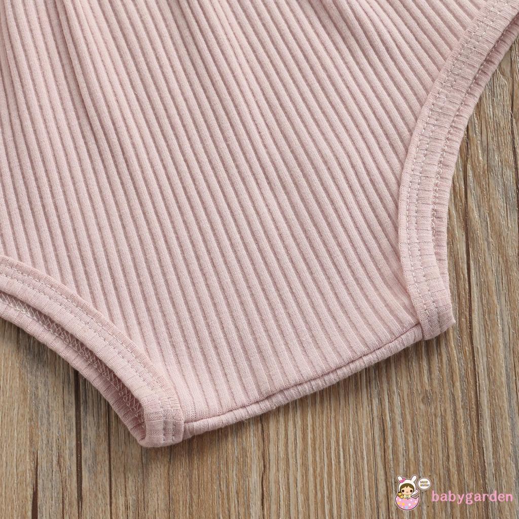 Quần yếm ngắn lưng co giãn 3 màu lựa chọn cho bé trai/ bé gái 0-18 tháng tuổi