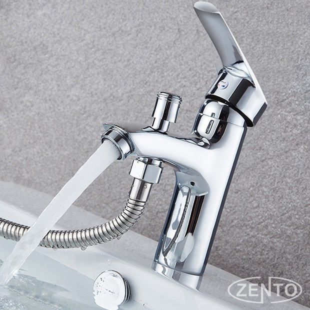 Bộ vòi chậu lavabo kết hợp sen tắm nóng lạnh Zento ZT2045