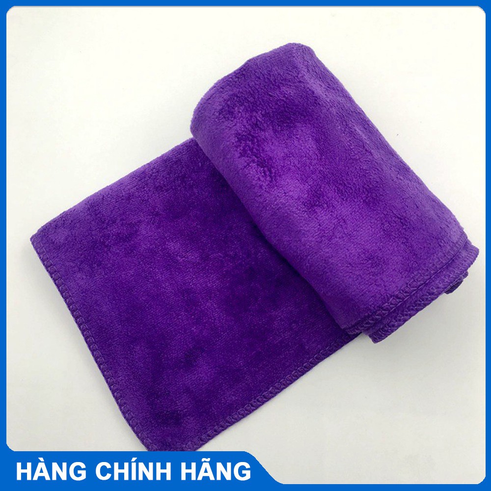 Khăn lau xe Microfiber mềm mịn, không sơ rối thấm hút nước tốt chuyên dụng lau rửa xe hơi ô tô, xe máy CTCar