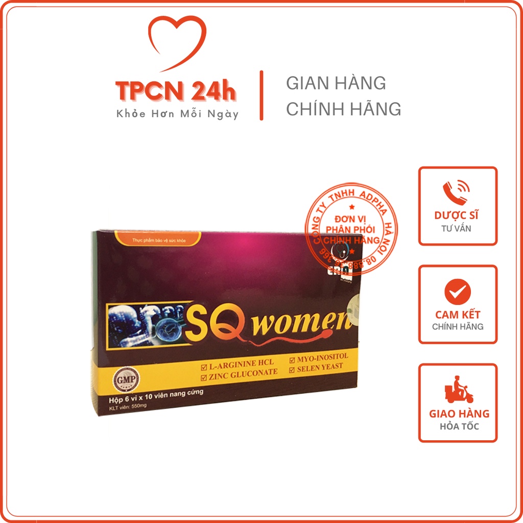 TPBVSK SQ Women - Hỗ trợ khả năng sinh sản nữ giới