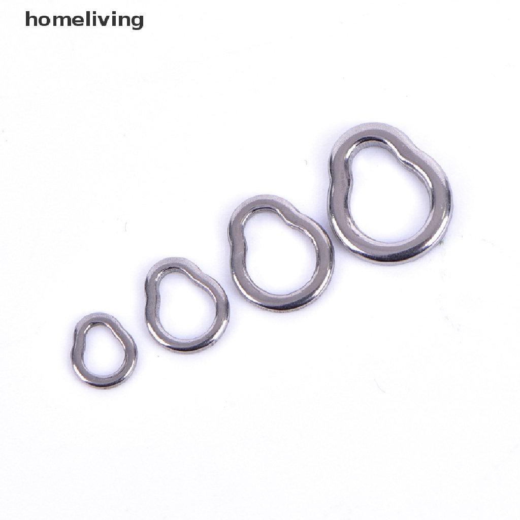 10 Vòng câu cá bằng thép không gỉ liền mạch