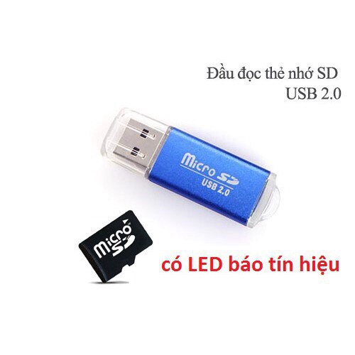 Đầu Đọc Thẻ Nhớ Vỏ Nhôm Micro SD mini Tiện Dụng Giá Rẻ