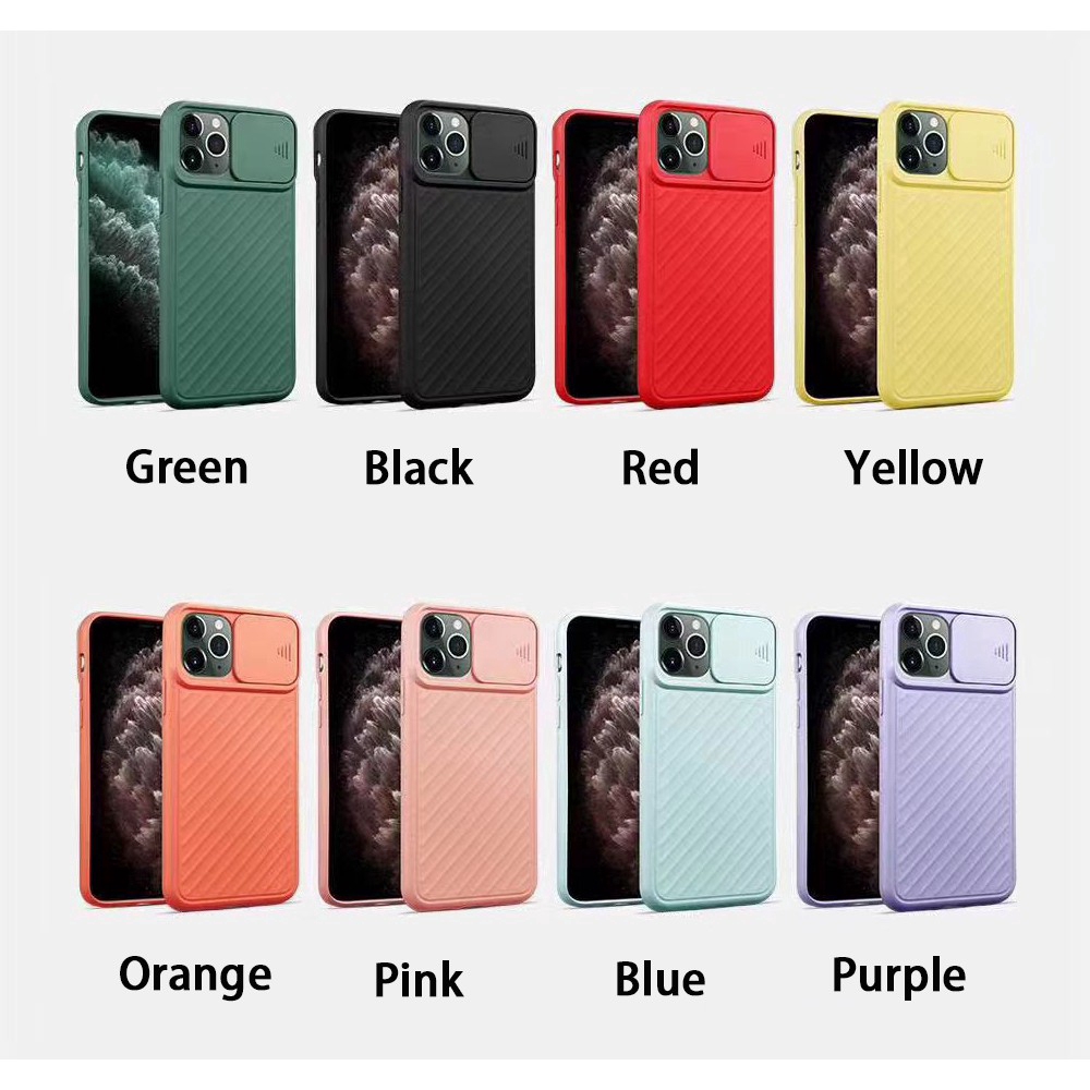Ốp điện thoại silicon dẻo có khuôn đẩy bảo vệ camera cho Iphone SE2 11 Pro Max X Xs XR 6 7 8 Plus | BigBuy360 - bigbuy360.vn