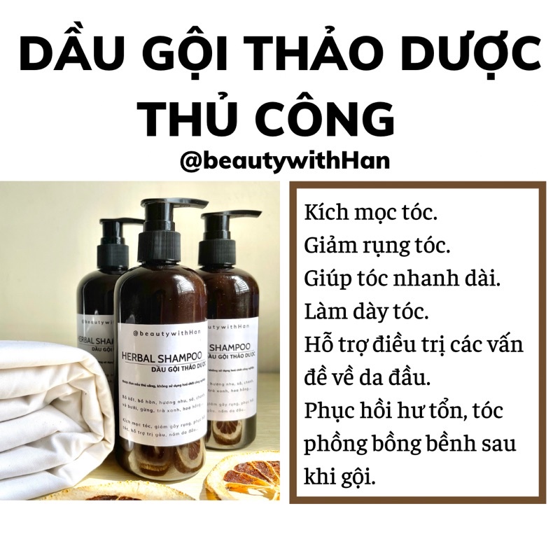 Dầu gội thảo dược @beautywithHan