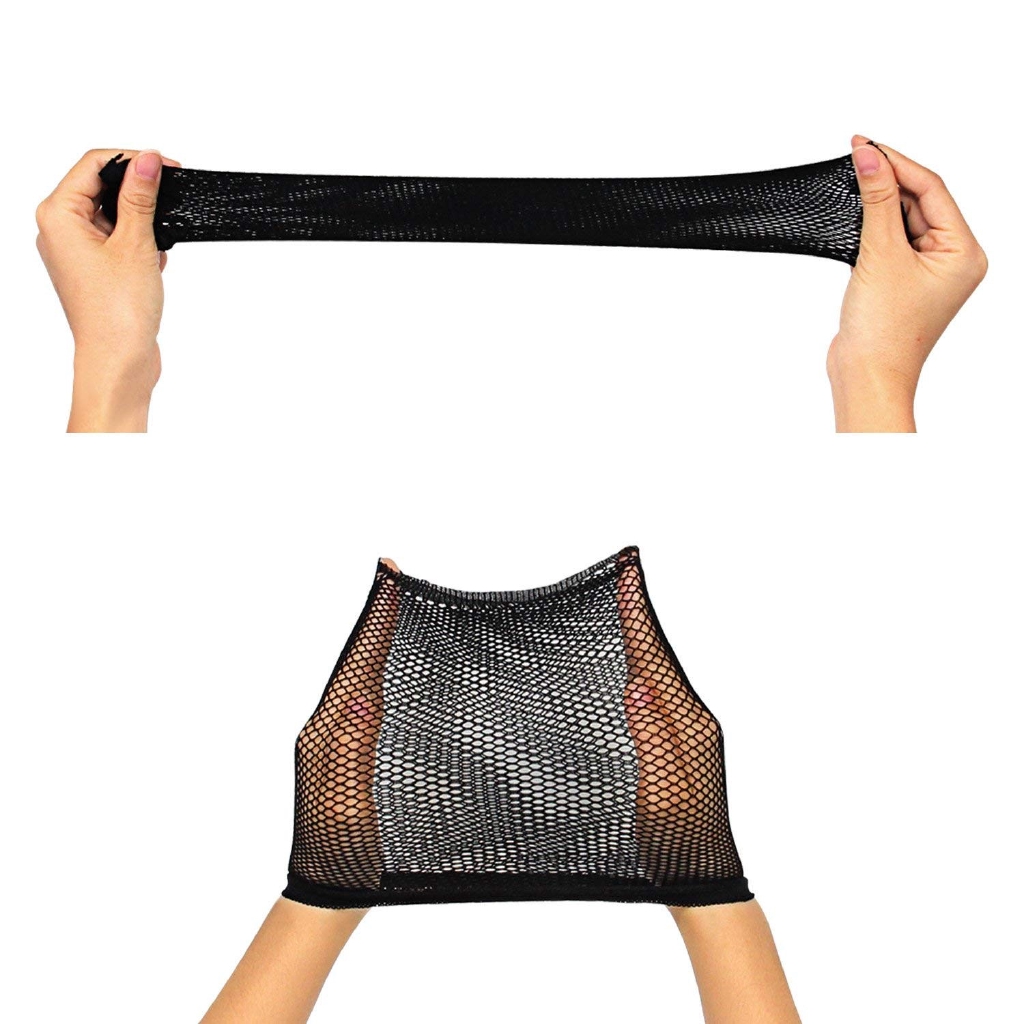 Mũ lưới nylon co giãn thoáng khí dùng đội tóc giả
