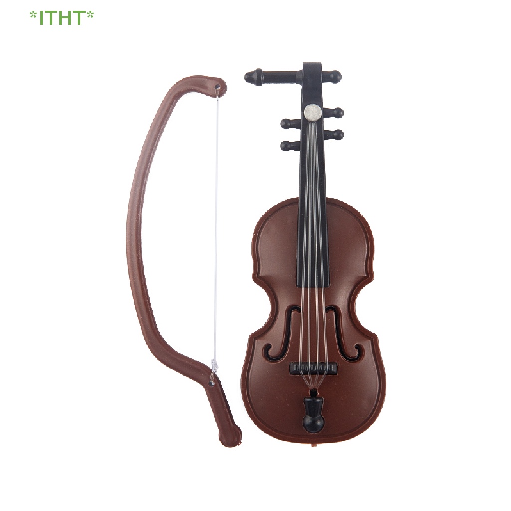 Đồ Chơi Đàn Violin Cho Búp Bê Tỉ Lệ 1 / 12 Mới
