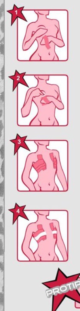 Phụ kiện hóa trang- Miếng dính ngực retrap màu da cosplay | BigBuy360 - bigbuy360.vn