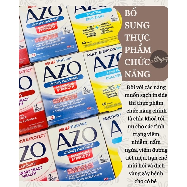 Allbyvy | Azo Cranberry cho cô bé