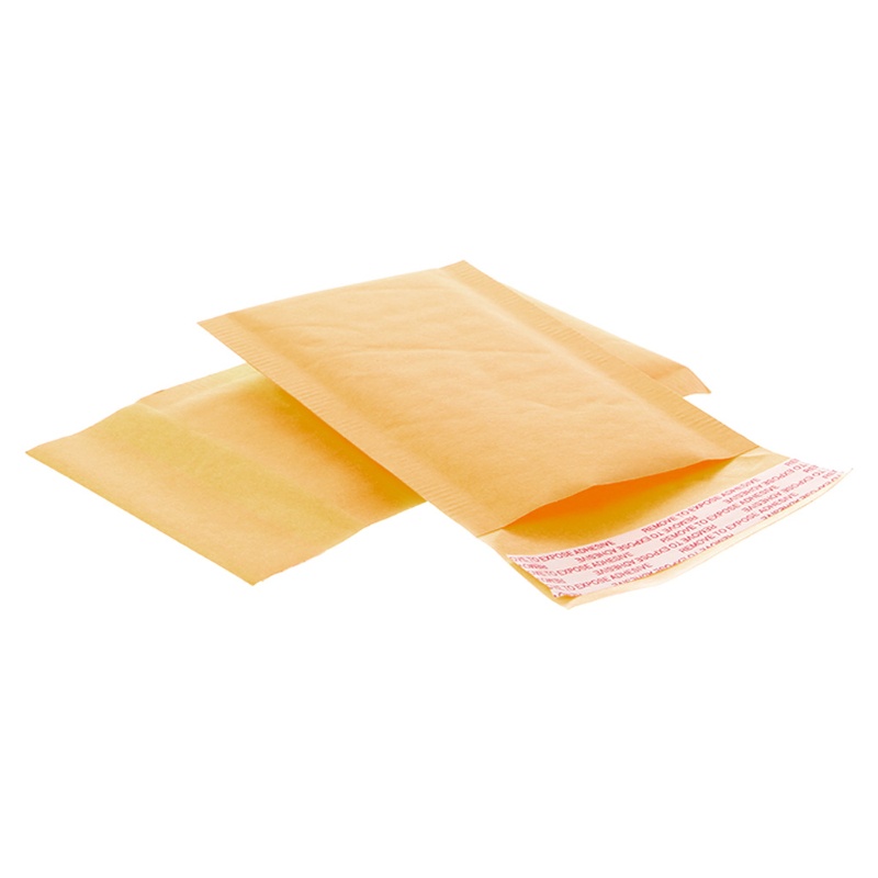 UU Set 10 bao thư giấy kraft đệm bong bóng màu vàng