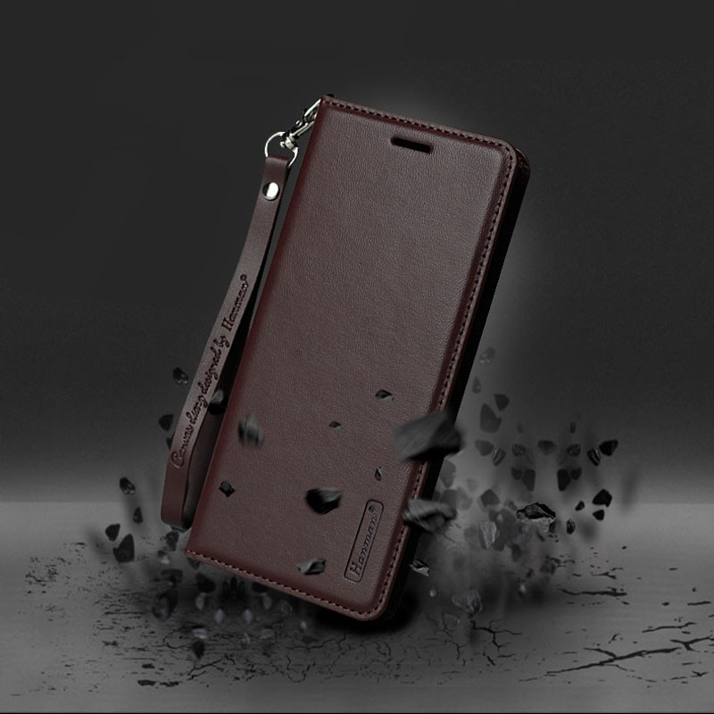 Bao da iPhone 6/ 6S hiệu Hanman (Có kèm dây đeo) | BigBuy360 - bigbuy360.vn