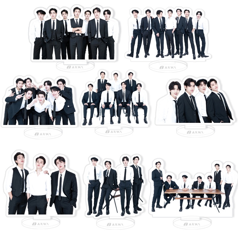 Giá Đỡ Bằng Acrylic Chống Bụi Cho Thẻ Bài Hát Của BTS JUNGKOOK JIMIN V SUGA RM JIMIN J-HOPE