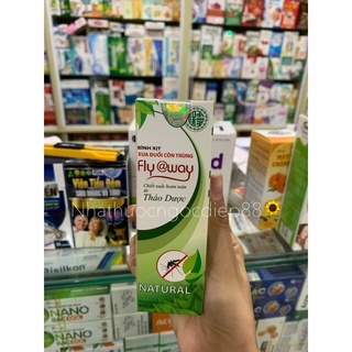 Fly Away - Bình xịt muỗi, côn trùng 100% chiết xuất thảo dược (Lọ 60ml)