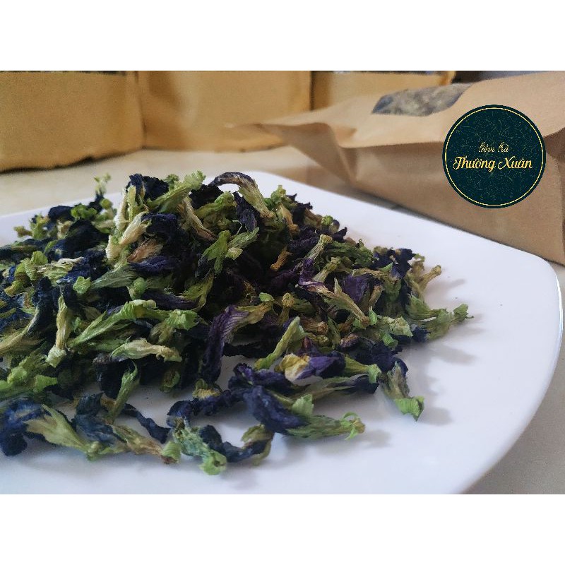 100g Trà Hoa Đậu Biếc Khô , Hoa Đậu Biếc Sấy Nguyên Bông Loại 1
