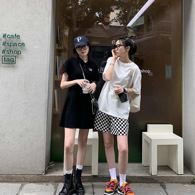 Quần short thể thao lưng cao dáng rộng thiết kế mới thời trang mùa hè dành cho nữ 2021