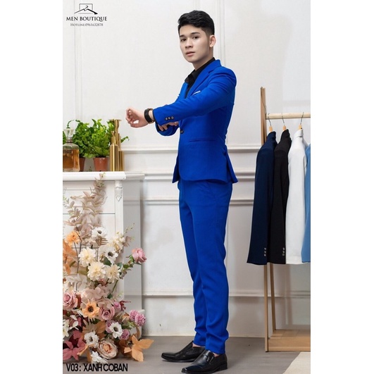Bộ vest nam cao cấp không nhăn không xù