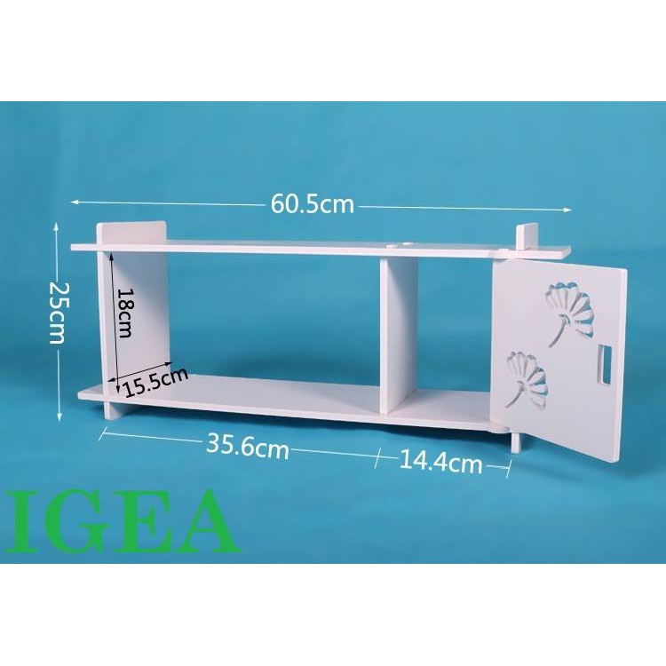 Kệ treo phòng tắm hoa cúc hiện đại chống nước chính hãng IGA- IG273