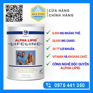[CHÍNH HÃNG] Sữa non Alpha Lipid lifeline 450g nhập khẩu New Zealand nguyên Mã Code và có hóa đơn