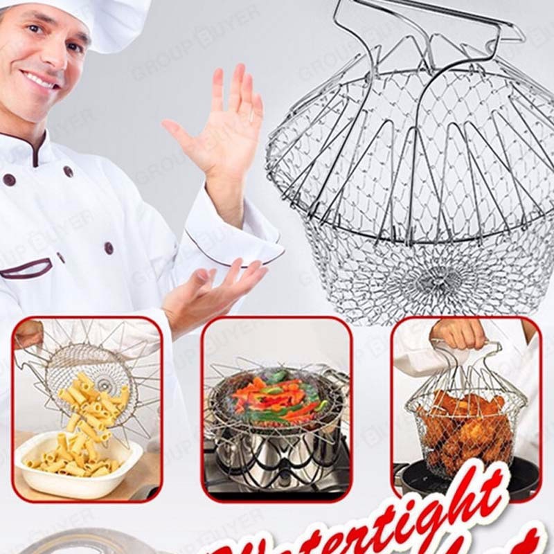 Rổ đựng, chao, nhúng đa năng 2 trong 1 Chef Basket