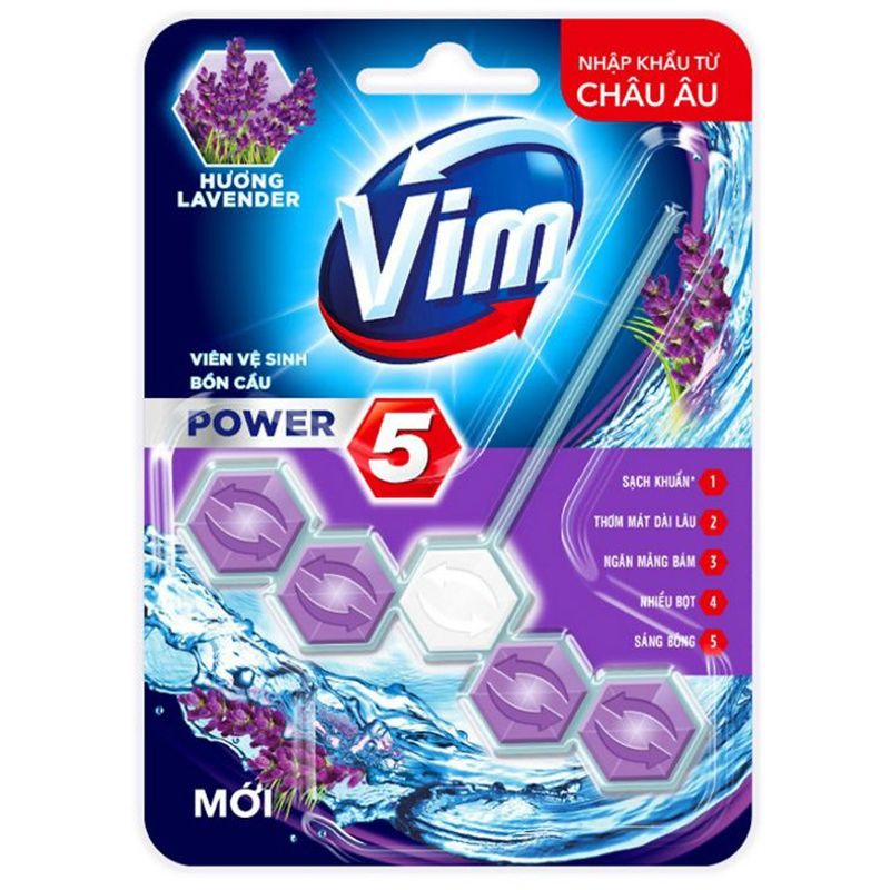Viên Treo Bồn Cầu Diệt Khuẩn Vim Power 5