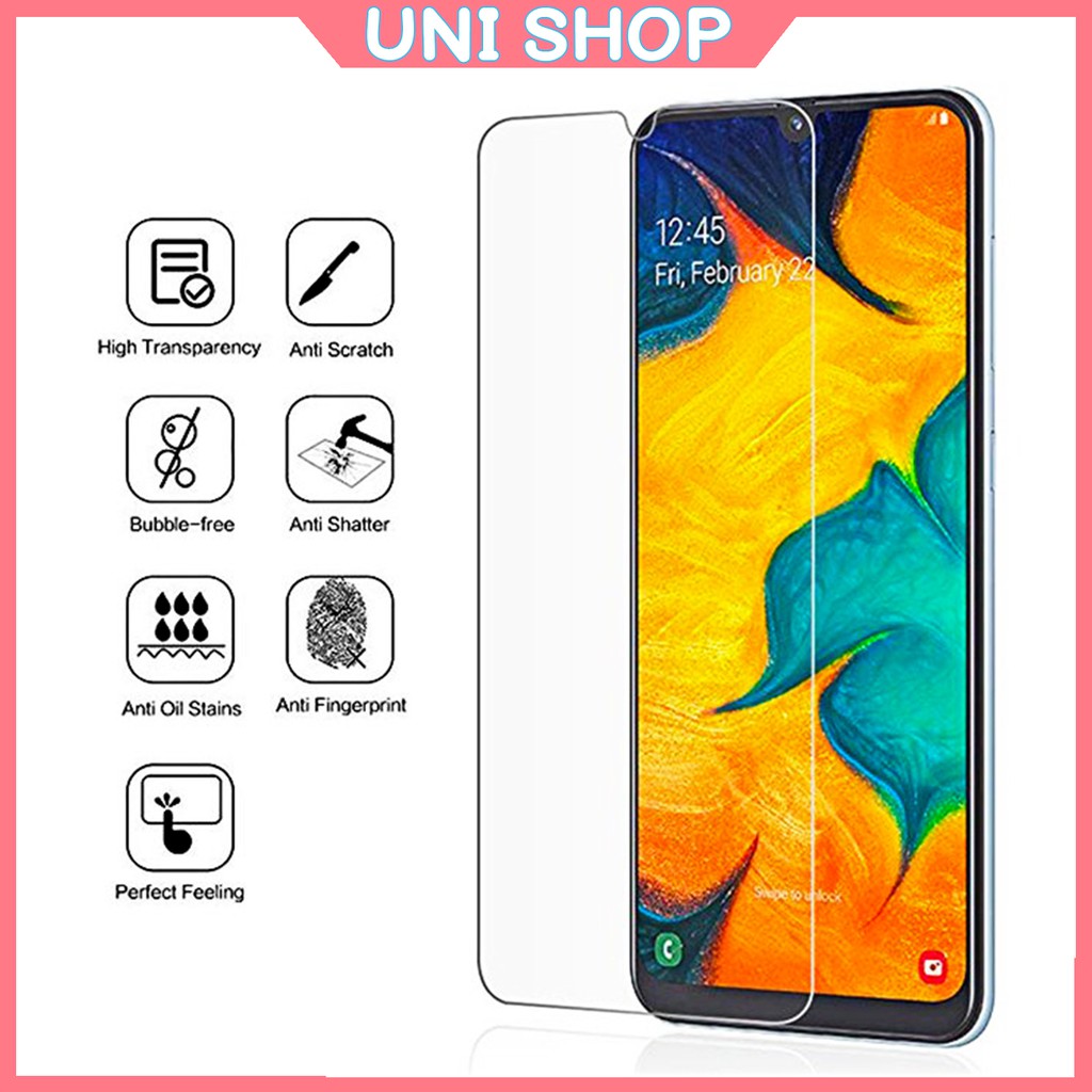 Kính cường lực iPhone trần, bảo vệ màn hình, tránh va đập xước máy, chống nước - Uni Shop