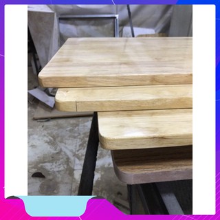 giá xưởng Mặt bàn gỗ cao su 70x120cm