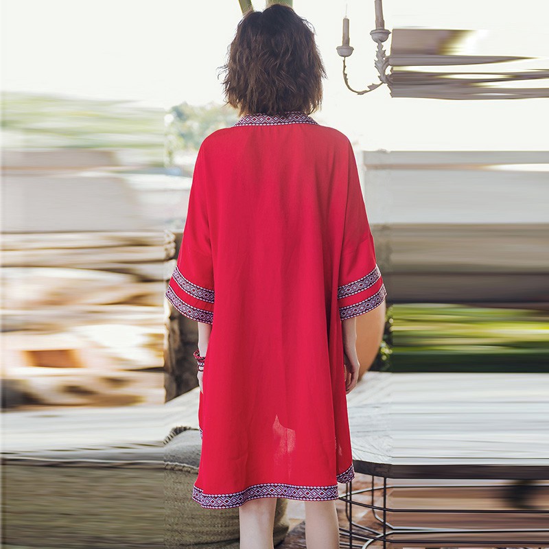 Áo khoác Cardigan chất Chiffon hoạ tiết mặt cười phong cách Bohomian | BigBuy360 - bigbuy360.vn