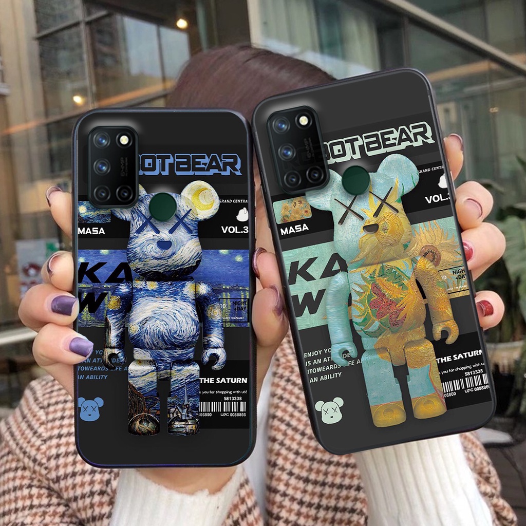 ỐP LƯNG REALME 7I -REALME C17 GẤU BEARBRICK SIÊU ĐẸP CỰC CHẤT