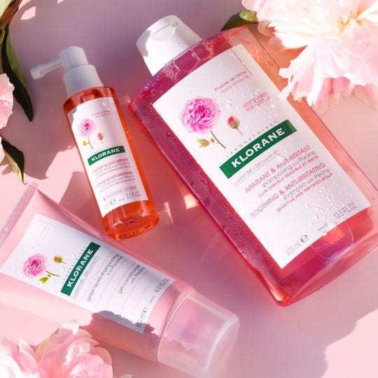 Dầu gội đầu Klorane chiết xuất hoa mẫu đơn 400ml