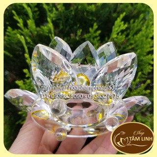 Chân Nến Pha Lê Đèn Cầy Cao Cấp