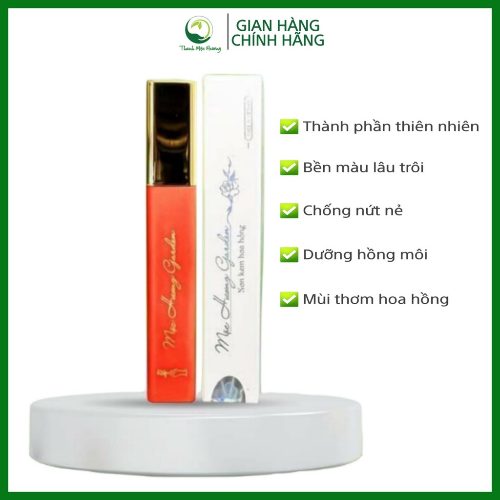 Son kem hoa hồng Thanh Mộc Hương dưỡng môi,bền màu lâu trôi [cam kết chính hãng]