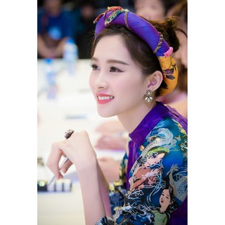 [ẢNH THẬT] Bông Tai Hoa Giọt Nước Đính Đá Lấp Lánh Phong Cách Hàn Quốc - Mặt Sau Màu Vàng - TITIAN