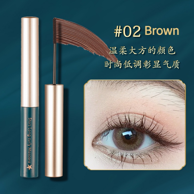 Mascara Suake Chống Thấm Nước Và Mồ Hôi Chuốt Dài Dày Và Cong Mi Tự Nhiên Không Dễ Lem Màu Đen / Nâu