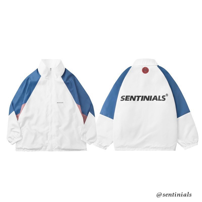 Áo khoác dù nam nữ logo in sentinials sản phẩm được may từ chất dù hai lớp mềm, hai size L từkg,XL từkg