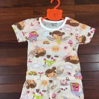 Bộ cotton sợi tre siêu mát cho bé