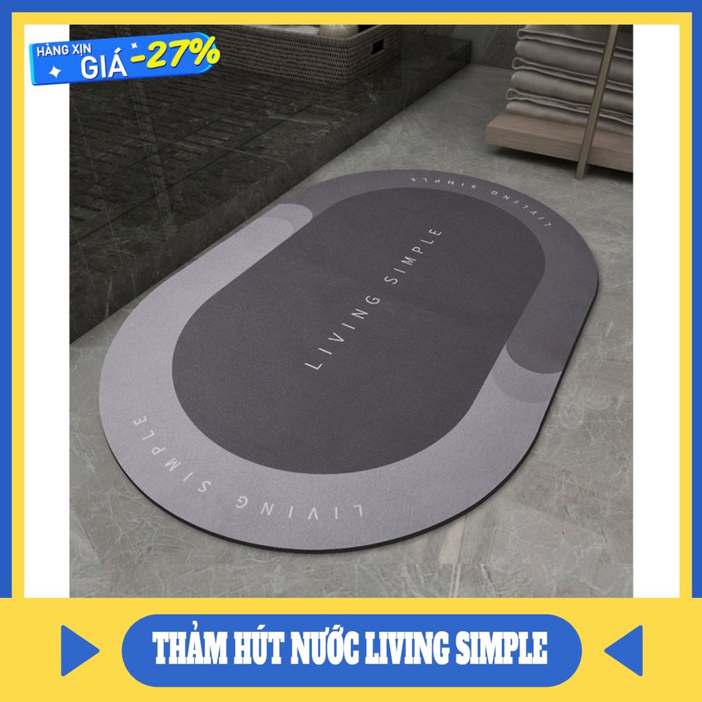 THẢM CHÂN SIÊU HÚT NƯỚC, THẢM LIVING SIMPLE, THẢM CHỐNG TRƠN TRƯỢT