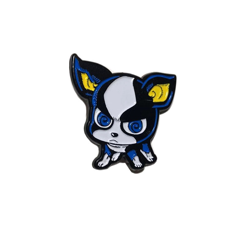 Anime JoJo Men Chân Iggy Hình Trâm Ve Áo Pin Ba Lô Túi Huy Hiệu Quần Áo Trang Trí